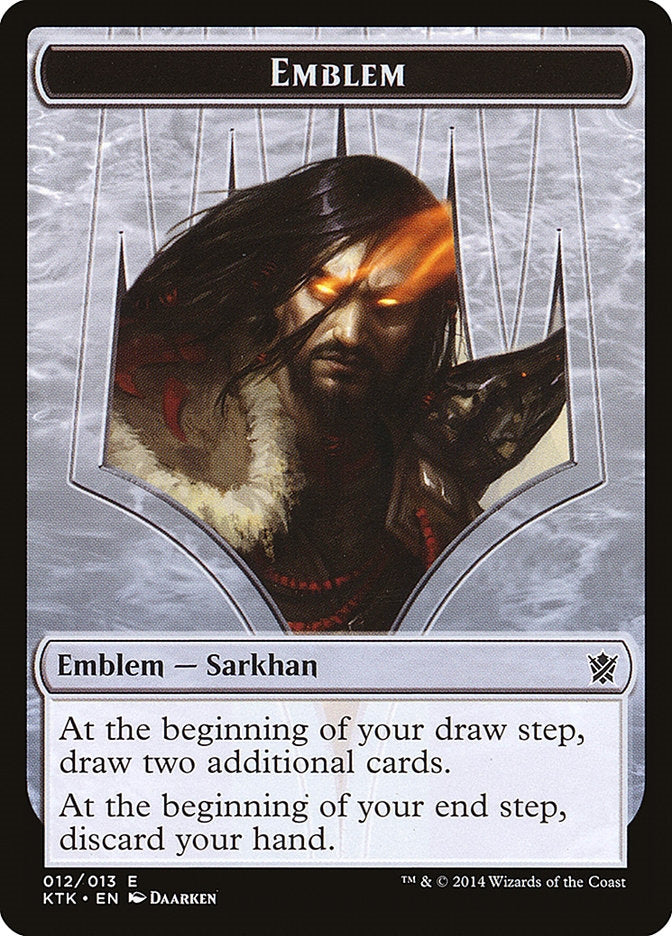 Sarkhan, the Dragonspeaker Emblem  [012/013] (KTK-T)