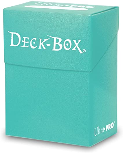 Ultra-PRO: Solid Deck Box -  Aqua