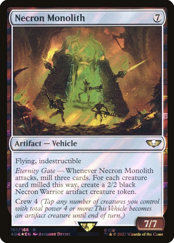 Necron Monolith [#161 Surge Foil] (40K-R-FOIL)