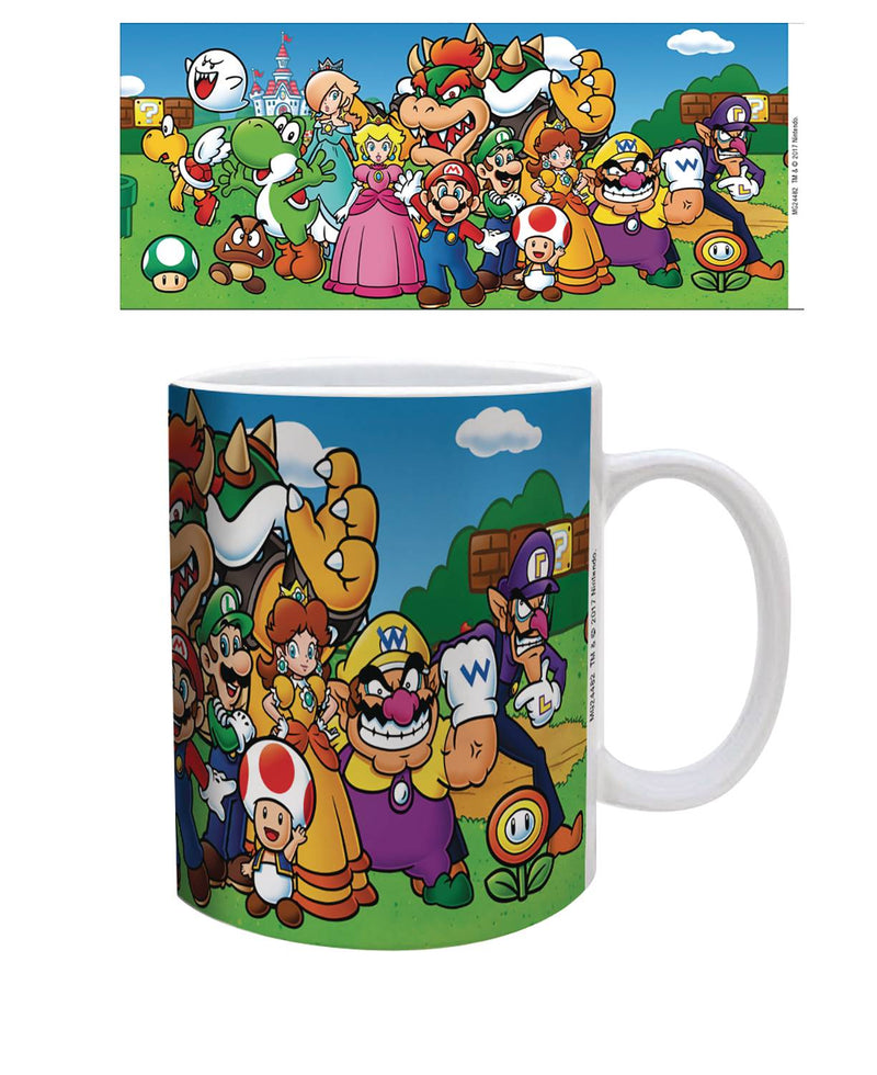 NINTENDO SUPER MARIO CHARACTERS 11OZ MUG