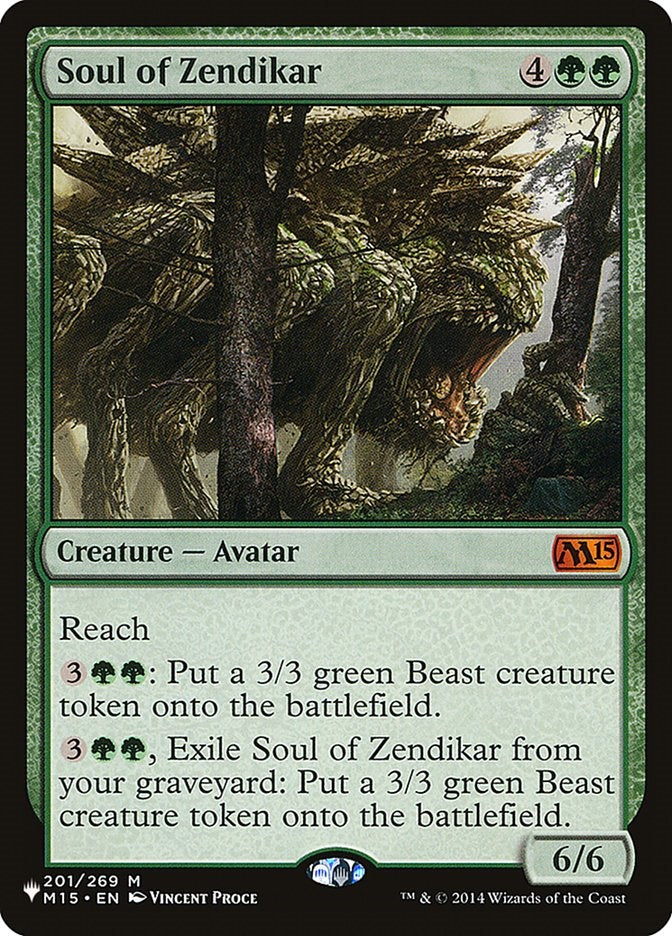 Soul of Zendikar (M15-M-LIST)