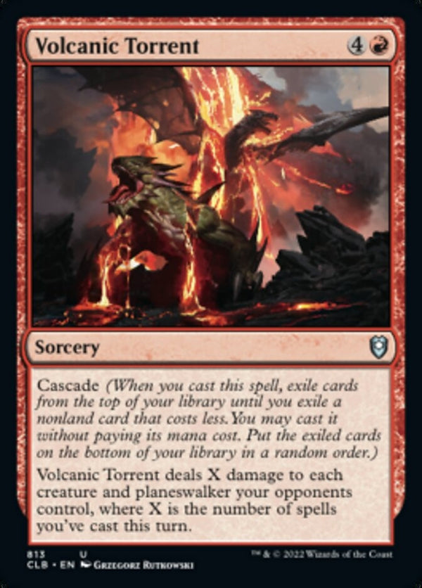 Volcanic Torrent [#813 Commander Decks] (CLB-U)