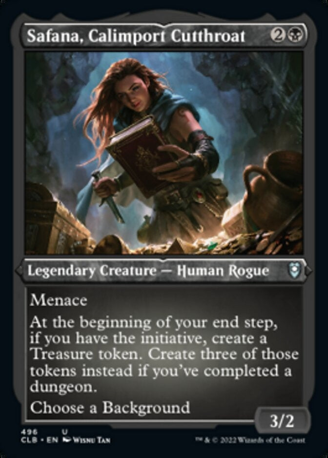 Safana, Calimport Cutthroat [#496 Etched Foil] (CLB-U)