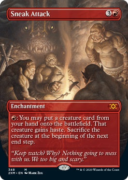 Sneak Attack [#348 Alternate-Art Borderless] (2XM-M)