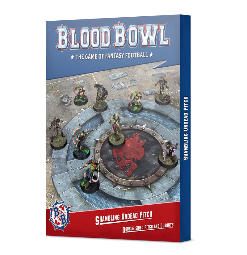 Blood Bowl: Second Season Edition - Pitch and Dugout Set: Shambling Undead