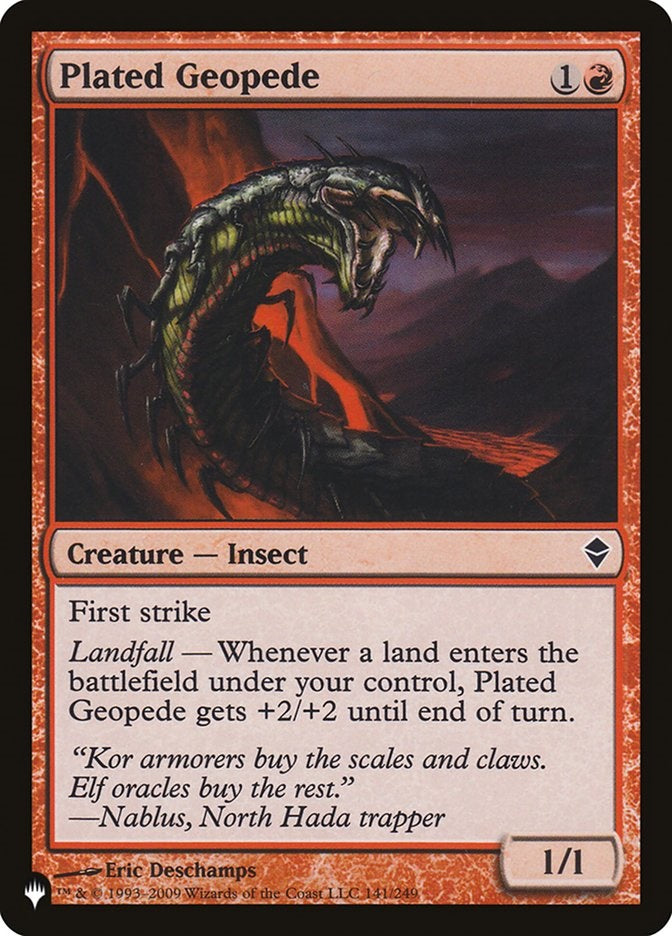 Plated Geopede (ZEN-C-LIST)