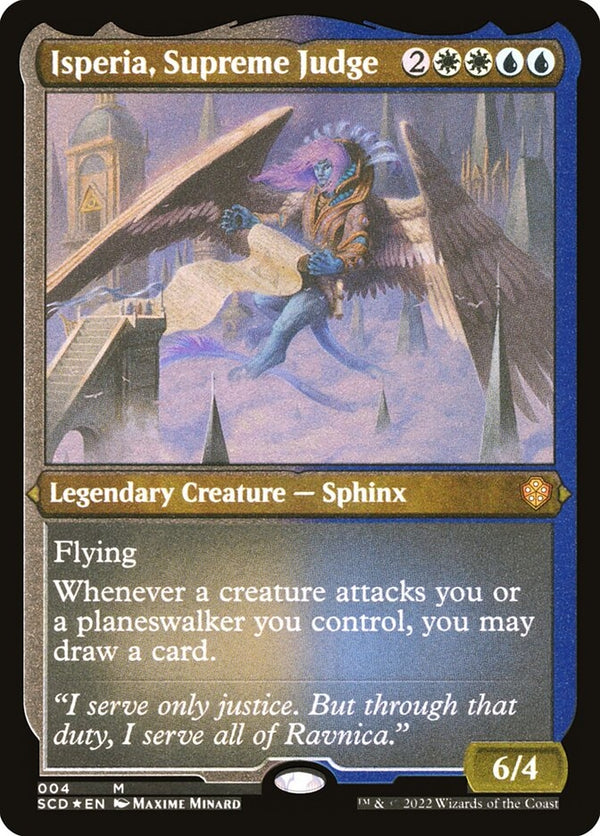 Isperia, Supreme Judge [#004 Etched Foil] (SCD-M)