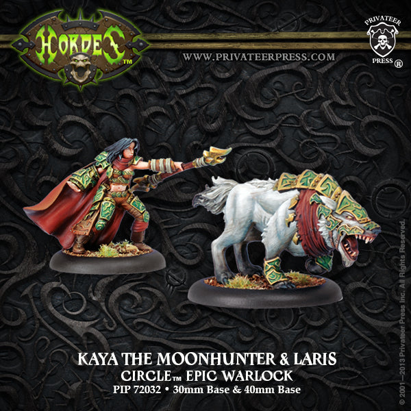 Hordes: Circle - Kaya The Moonhunter & Laris, Epic Warlock (2 Metal)