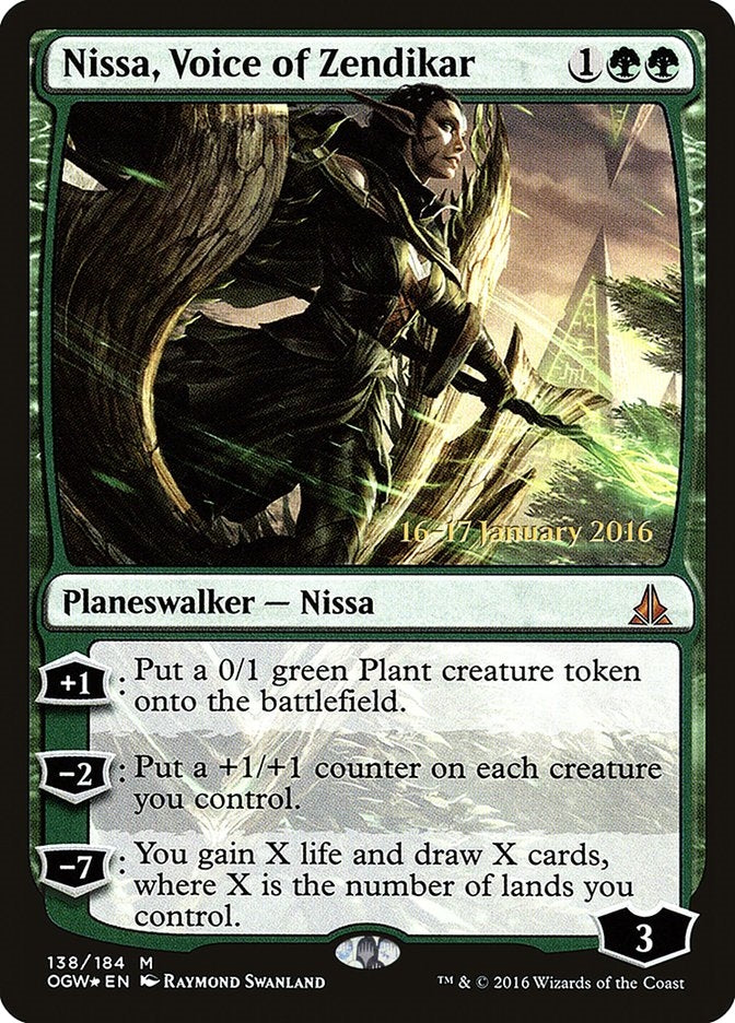 Nissa, Voice of Zendikar (OGW-M-PRE)