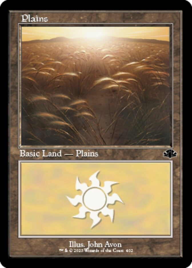 Plains [#402 Old Frame Bonus Sheet] (DMR-C)