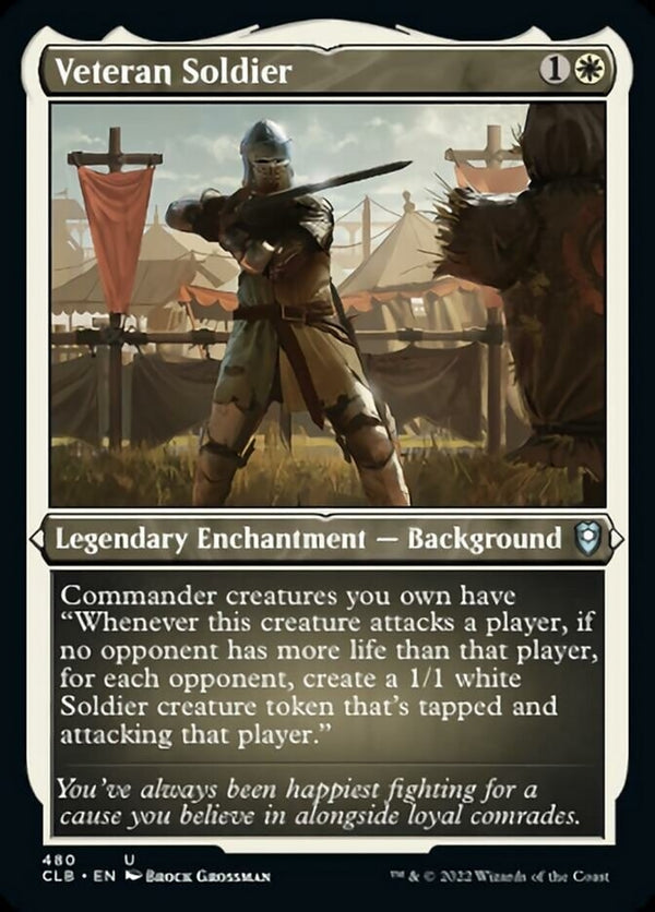 Veteran Soldier [#480 Etched Foil] (CLB-U)