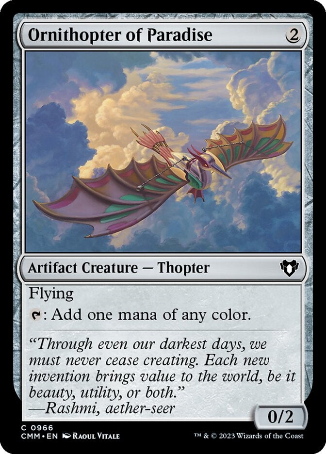 Ornithopter of Paradise [#0966 Reprints] (CMM-C)
