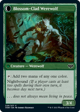 Weaver of Blossoms // Blossom-Clad Werewolf (VOW-C)