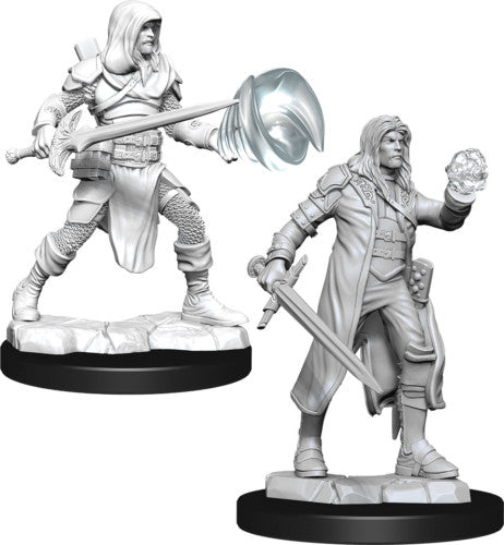 D&D: Nolzur's Marvelous Miniatures - Fighter & Wizard Male W13