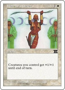 Warrior's Honor (6ED-C)