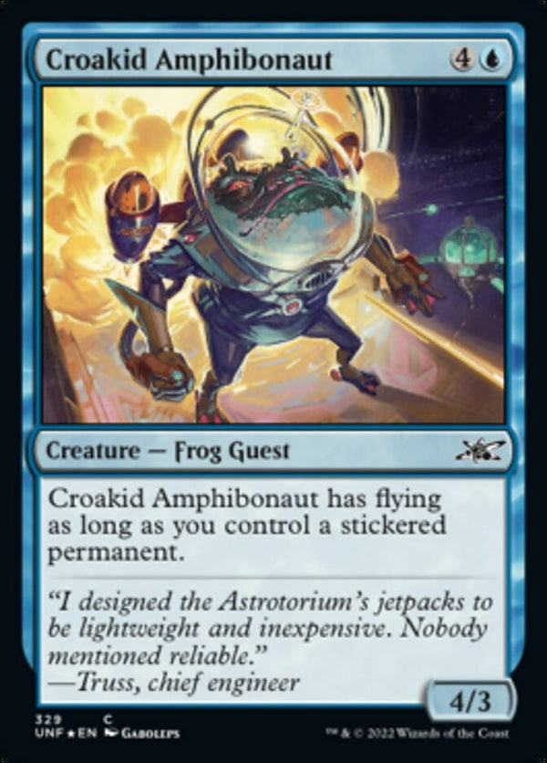 Croakid Amphibonaut [#329 Galaxy Foil] (UNF-C)