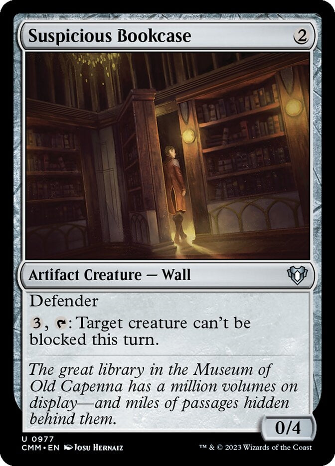 Suspicious Bookcase [#0977 Reprints] (CMM-U)
