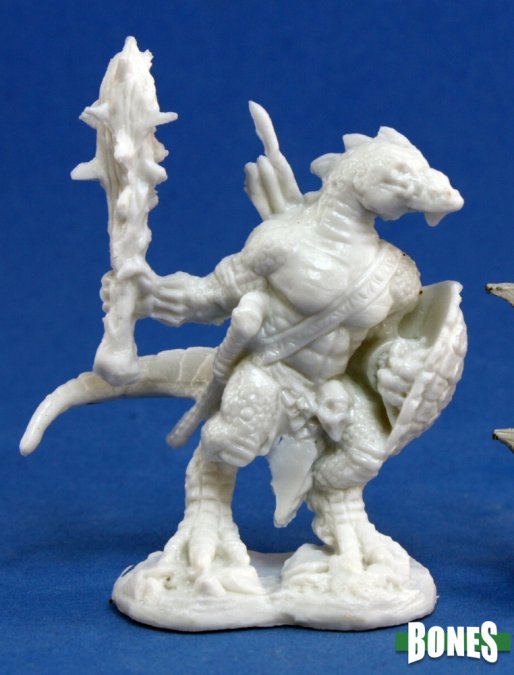 Bones 77155: Lizardman Warrior