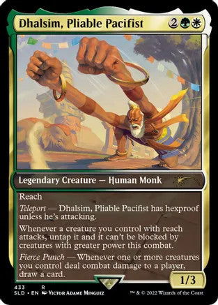 Dhalsim, Pliable Pacifist [#433] (SLD-R-FOIL)