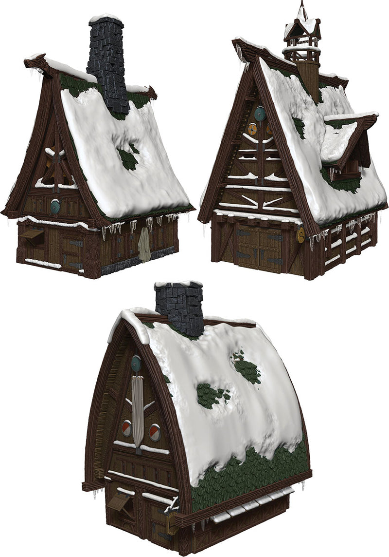 D&D Miniatures: Icons of the Realms - Papercraft Set: Icewind Dale: Rime of the Frostmaiden - Ten Towns