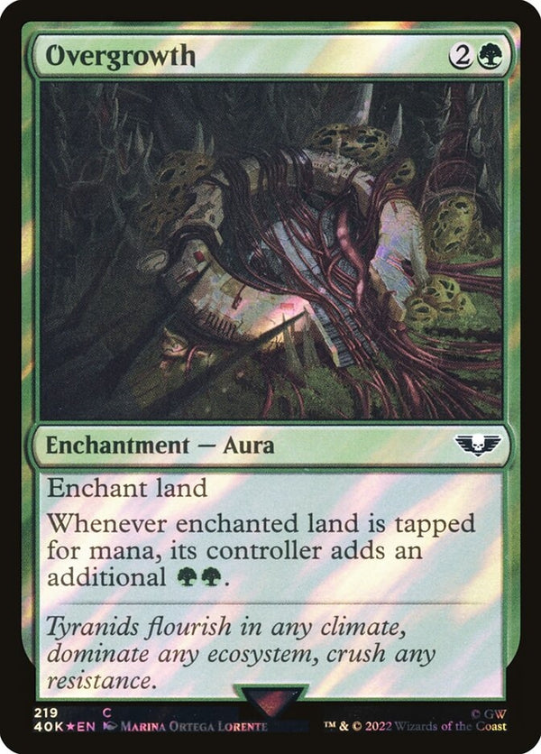 Overgrowth [#219 Surge Foil] (40K-C-FOIL)