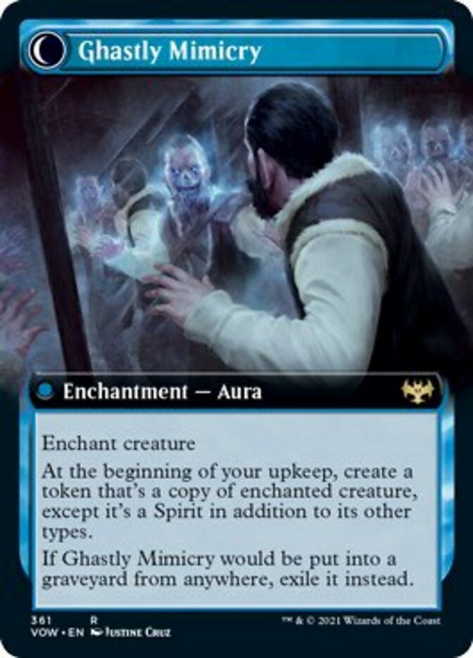 Mirrorhall Mimic // Ghastly Mimicry [#361 Extended Art] (VOW-R)