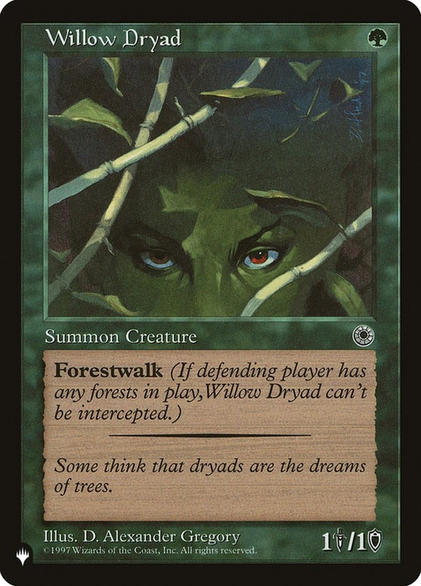 Willow Dryad (POR-C-LIST)