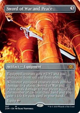 Sword of War and Peace [#367 Alternate-Art Borderless] (2XM-M)