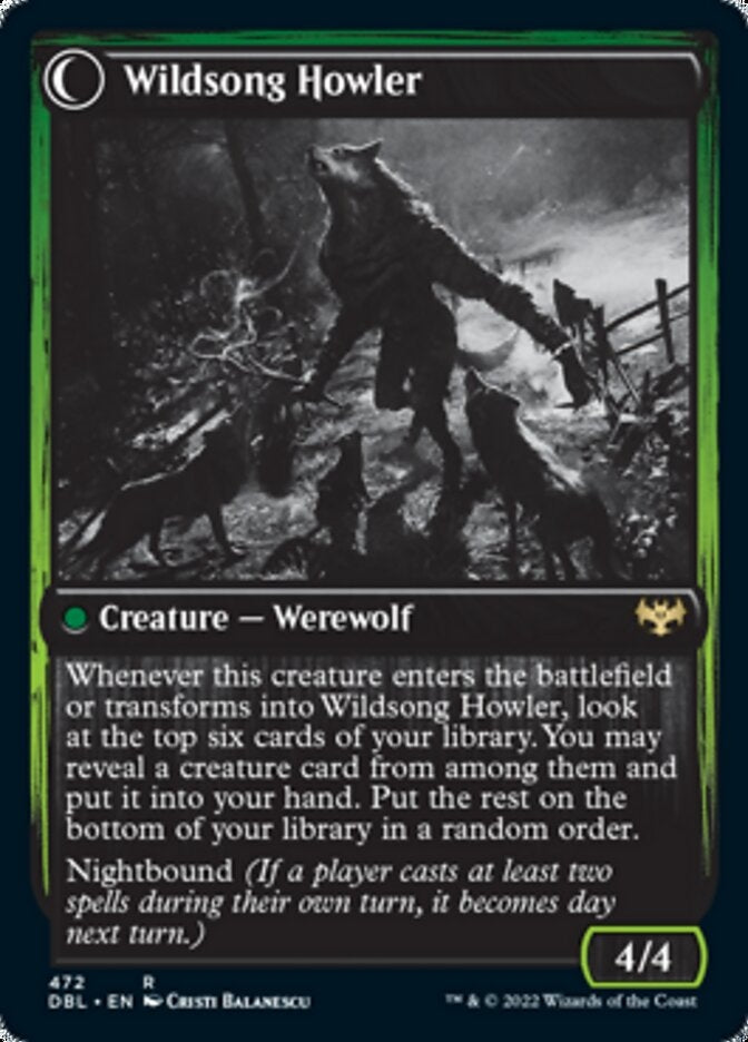 Howlpack Piper // Wildsong Howler [#472] (DBL-R)