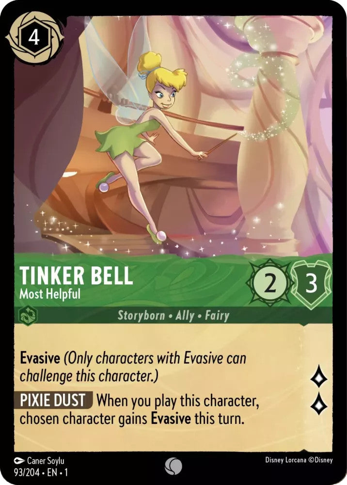 Tinker Bell - Most Helpful (The First Chapter 93/204) Common - Near Mint