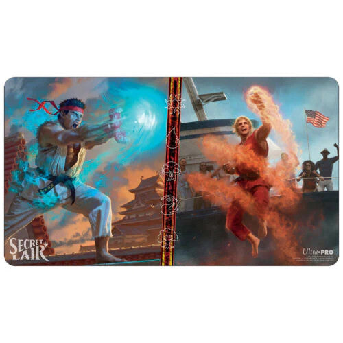 Ultra-PRO: Playmat - MTG: Secret Lair - Ryu, World Warrior & Ken Burning Brawler