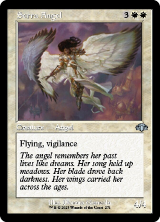 Serra Angel [#271 Old Frame Bonus Sheet] (DMR-U)