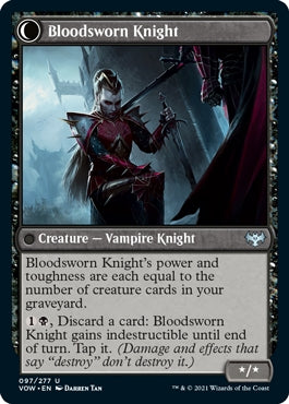 Bloodsworn Squire // Bloodsworn Knight (VOW-U)