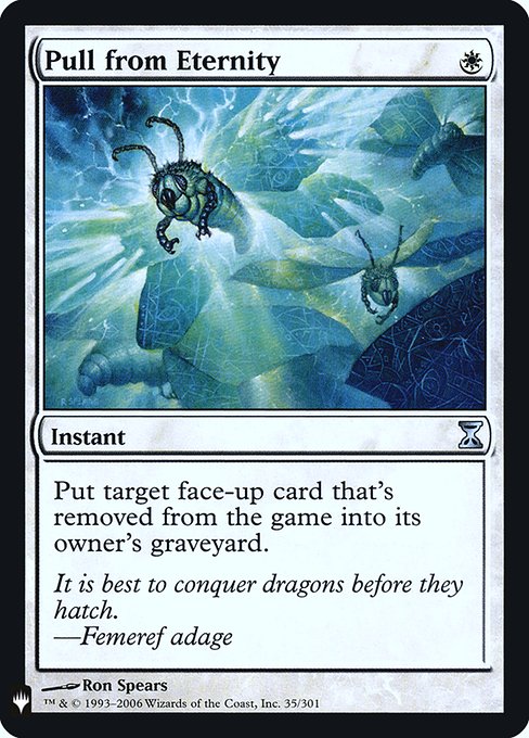 Pull from Eternity [Mystery Booster Retail Foils #012] (TSP-U-FOIL)