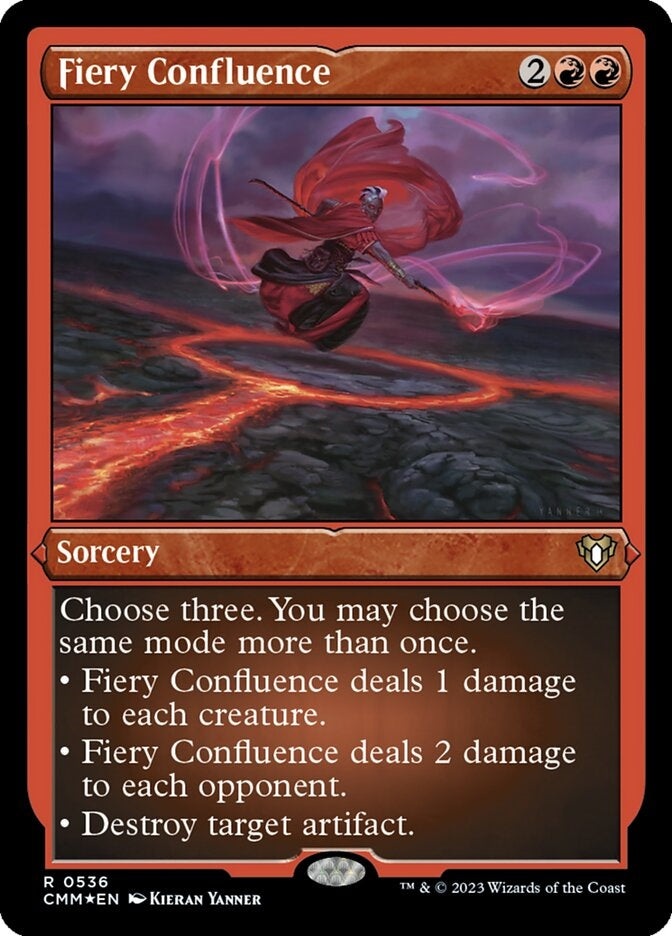 Fiery Confluence [#0536 Etched Foil] (CMM-R)