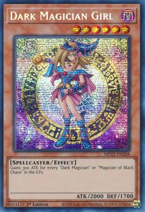 Dark Magician Girl (MP22-EN268) 1st Edition Prismatic Secret Rare