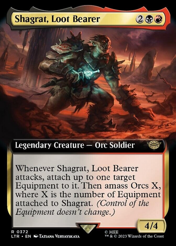 Shagrat, Loot Bearer [#0372 Extended Art] (LTR-R)