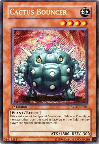 Cactus Bouncer (ABPF-EN084) Secret Rare - Near Mint 1st Edition