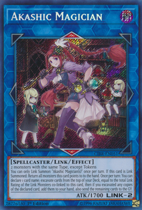 Akashic Magician (CIBR-EN051) Secret Rare - Near Mint 1st Edition