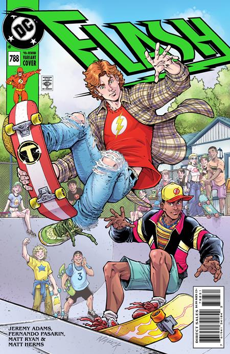 FLASH #788 CVR C TODD NAUCK 90S COVER MONTH CARD STOCK VAR