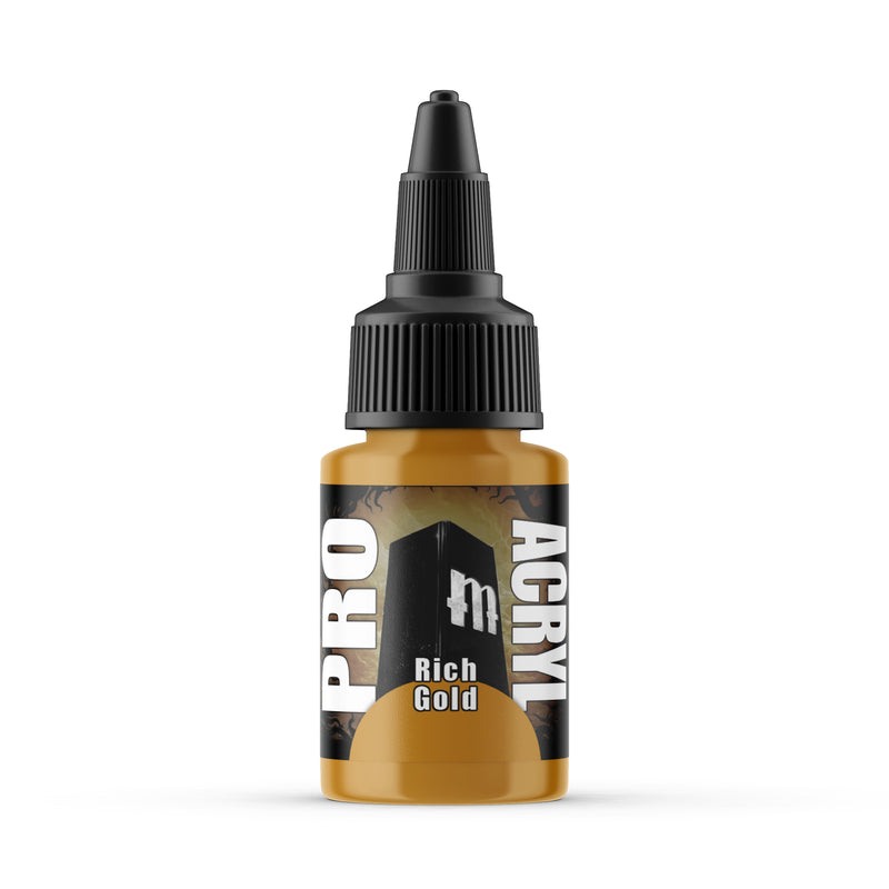 Monument Hobbies: PRO Acryl - 028 Rich Gold (22mL)