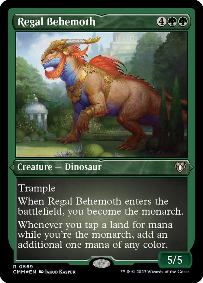 Regal Behemoth [#0569 Etched Foil] (CMM-R)