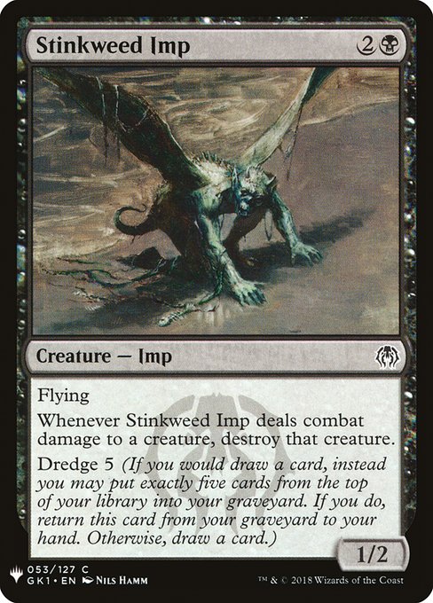 Stinkweed Imp [Mystery Booster #0782] (GK1-C)