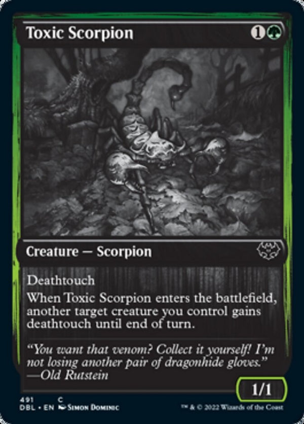 Toxic Scorpion [#491] (DBL-C)