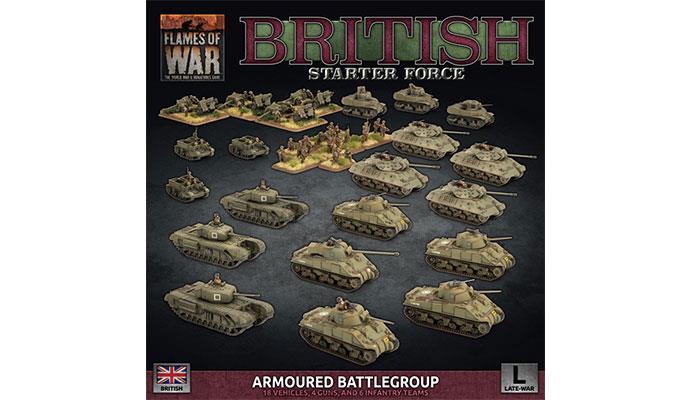 Flames of War: WWII: British (BRAB12) - Starter Force: Armoured Battle Group (late)