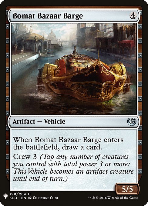 Bomat Bazaar Barge [Mystery Booster #1550] (KLD-U)