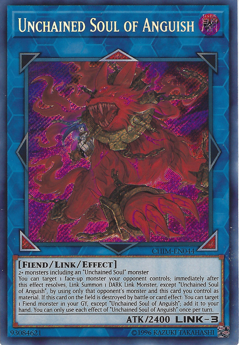 Unchained Soul of Anguish (CHIM-EN044) Secret Rare - Near Mint Unlimited