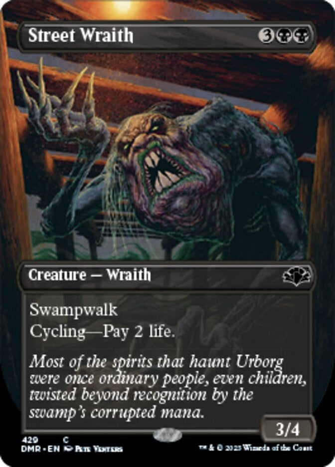 Street Wraith [#429 Alternate Art Borderless] (DMR-C)