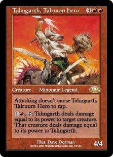 Tahngarth, Talruum Hero (PLS-R-FOIL) Alt Art