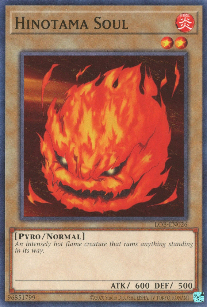 Hinotama Soul (LOB-EN026 (c) 2020 25th Anniversary) Common - Near Mint Unlimited